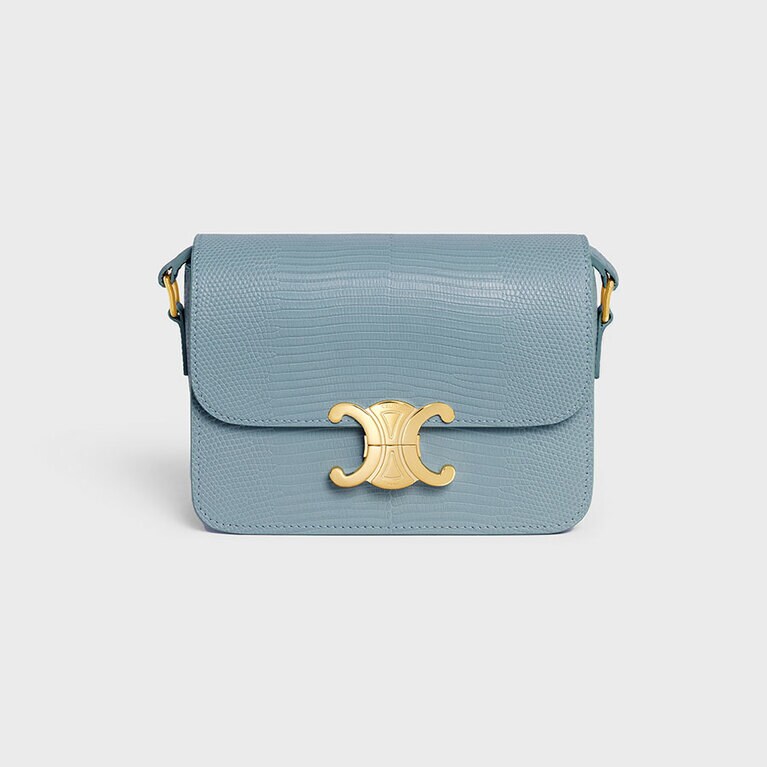 “トリオンフ ティーン”シャイニーカーフスキン（H14×W18.5×D8cm）495,000円（ウィメンズ限定商品、予定価格）。