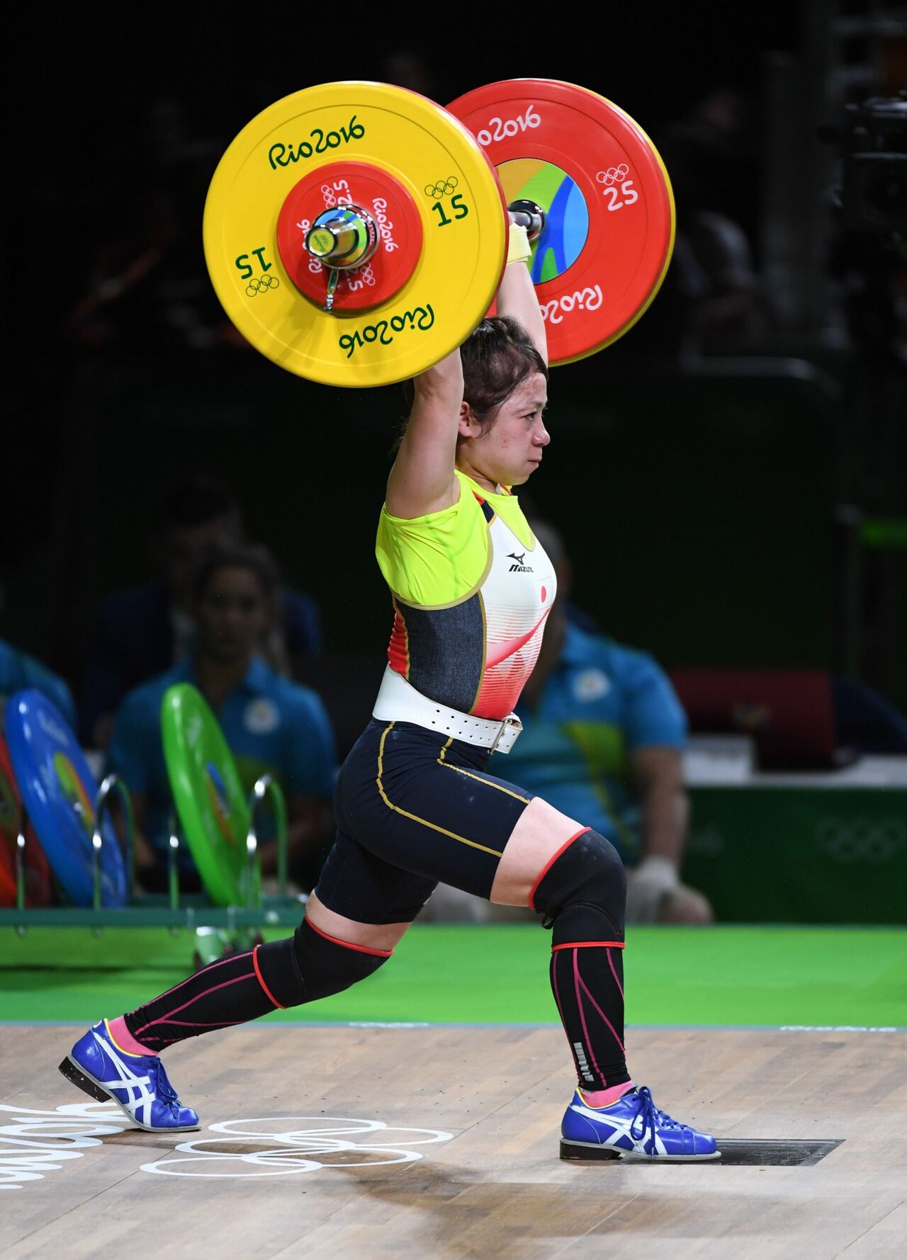 銅メダルを獲得したリオ五輪（2016年）ではトータル188kgを記録　©JMPA