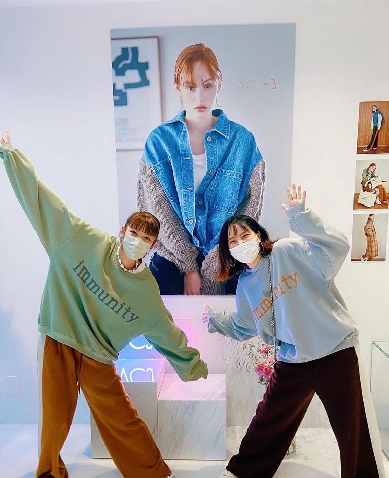 若槻千夏さんと、長年交流のあるタレントのベッキーさん（「若槻千夏」公式Instagramより）。