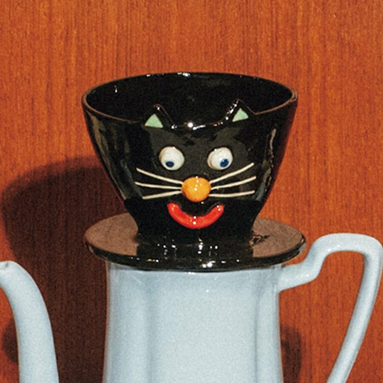 【第4位】「猫のコーヒードリッパー」φ10.5×H9cm 14,300円／i10　写真＝清水奈緒