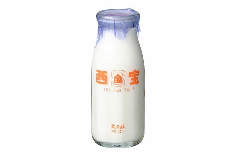 西宝牛乳 180ml 85円／西宝牛乳