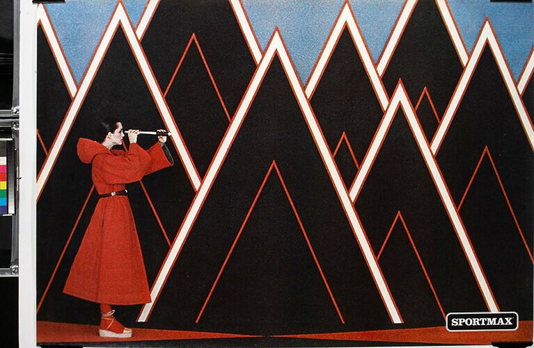 1976FWの広告／アスリーヌ出版(マックスマーラ ジャパン)