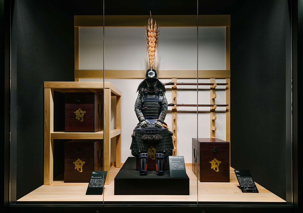 天守閣には、武器庫としての熊本城を再現したコーナーも。写真提供：熊本城総合事務所