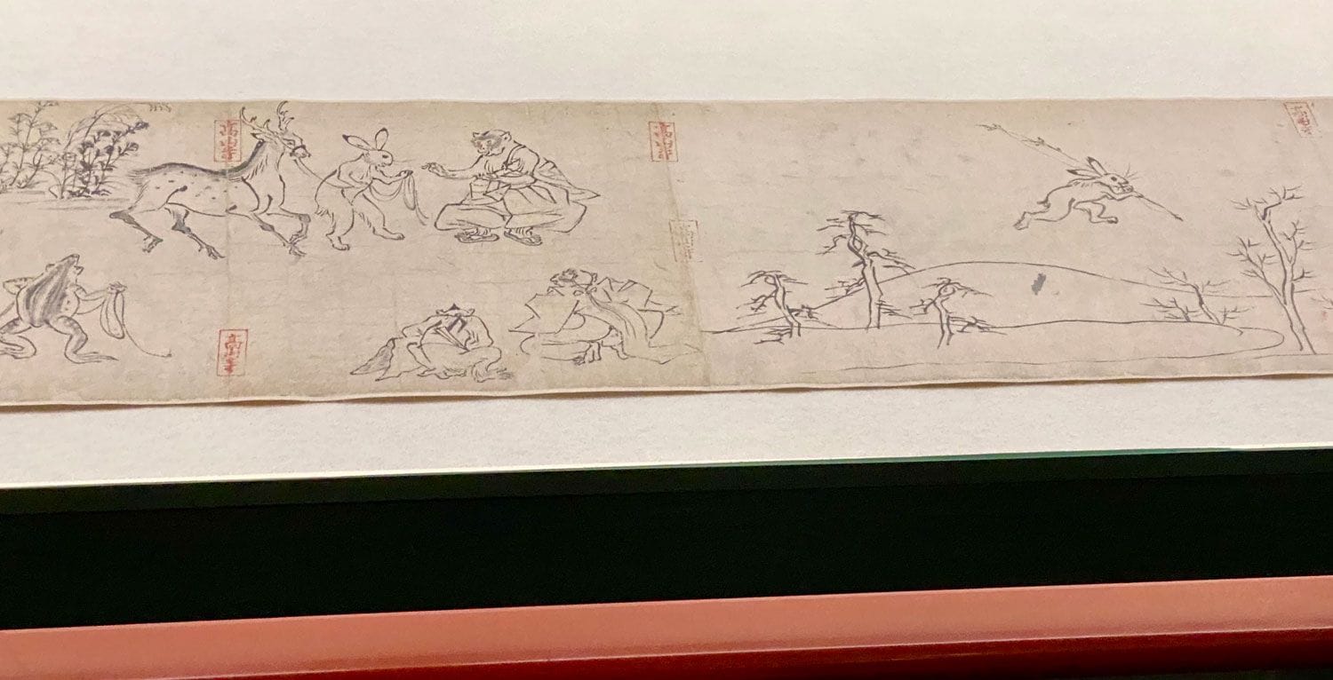 《鳥獣戯画　甲巻》より　京都・高山寺所蔵