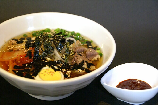 別府冷麺 鬼辛ペースト付き。