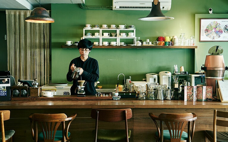 淹れる時間も豊か。