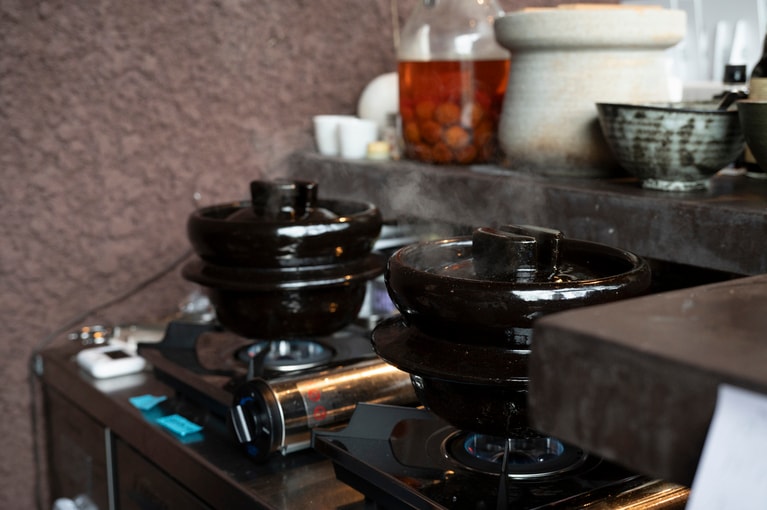 浸水なしでも玄米が炊ける雲井窯。