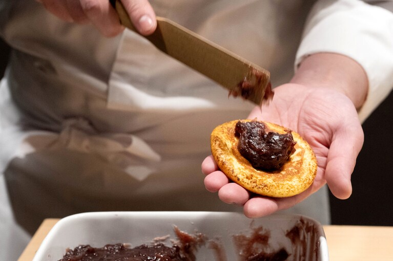 「夜半の月」。