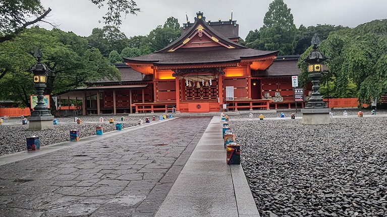 富士山本宮浅間大社。写真：アフロ