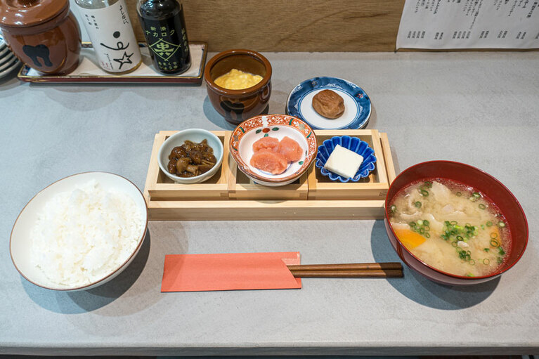 おともみくじ定食(弁財天)1,320円。