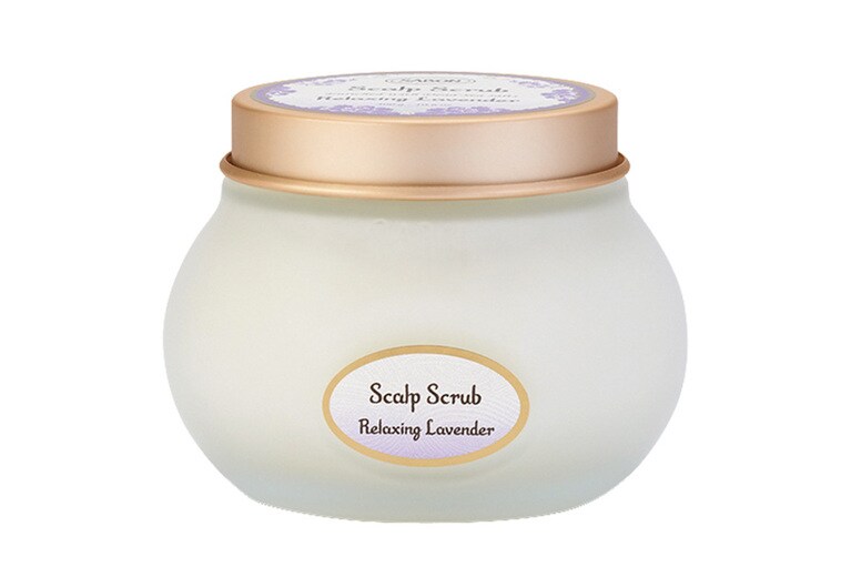 人気のヘッドスクラブがリニューアル。「ヘッドスクラブ リラクシング」300g 5,390円／SABON Japan
