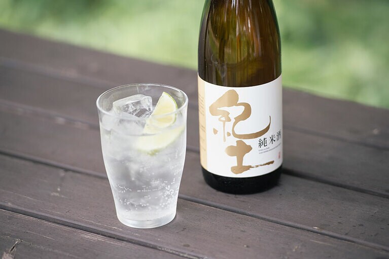 日本酒・紀土を使ったスペシャルカクテルはアウトドアにもぴったり。