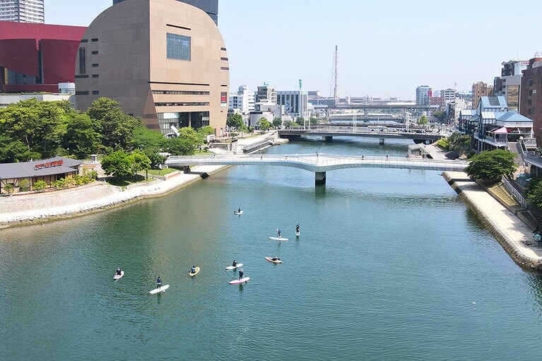 【福岡県】紫川River SUP。