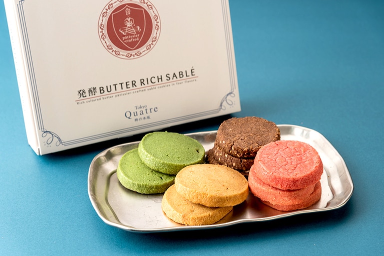 発酵バターリッチサブレ(12枚入り) 1,800円／柿の木坂 キャトル(エキュート)