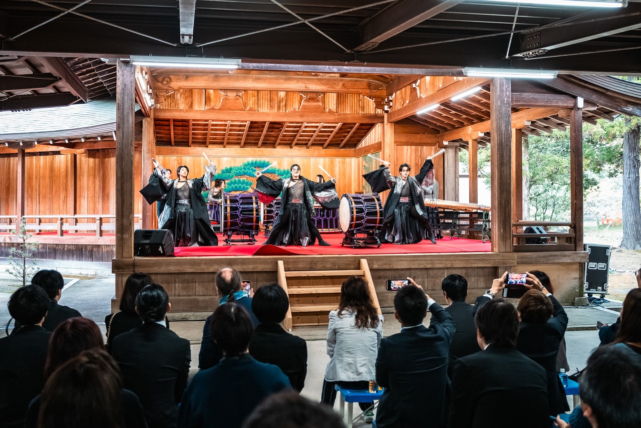 「DRUM TAO」の躍動感にあふれたステージ。