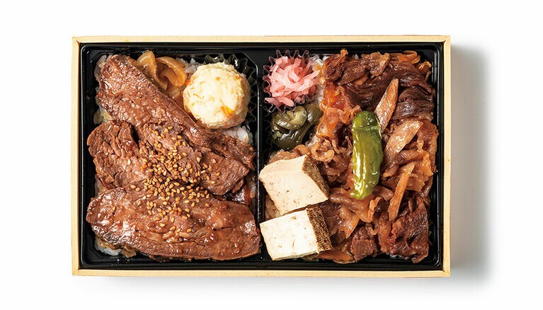 牛肉グリル＆すきやき重 1,680円／RF1・いとはん(グランスタ)