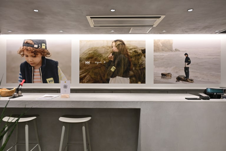 ヘリーハンセン×アニエスベー。