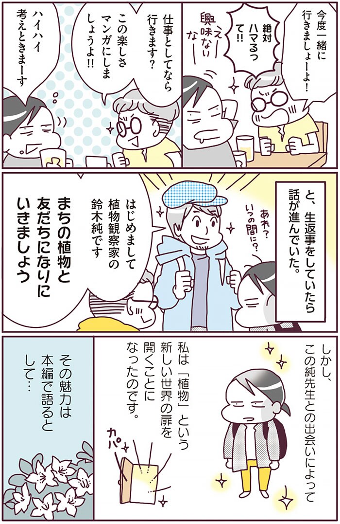 『まちなか植物観察のススメ』より。