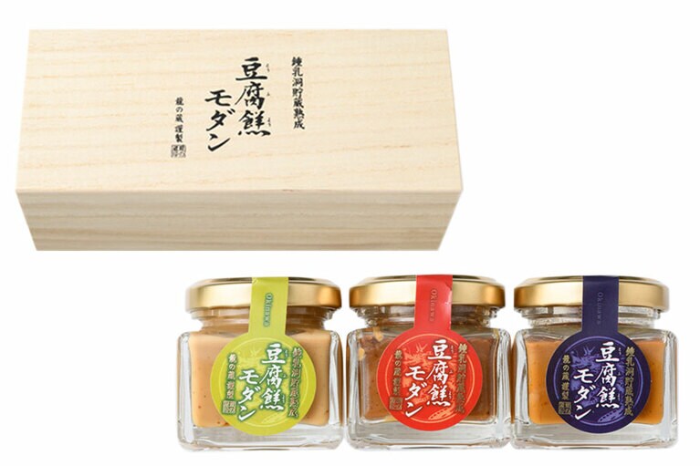 豆腐ようモダン 小・3種セット〈琉球・中華・洋風各40g〉3,500円／インターリンク沖縄