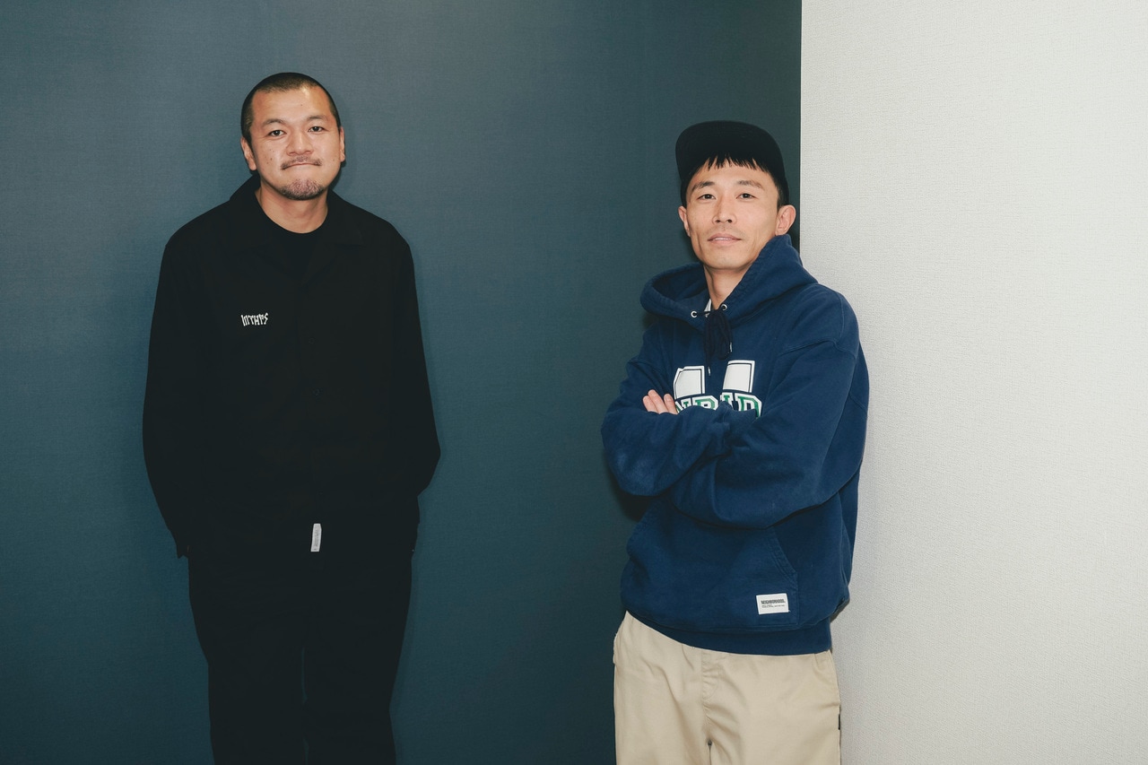 カミナリ。左：竹内まなぶさん、右：石田たくみさん。