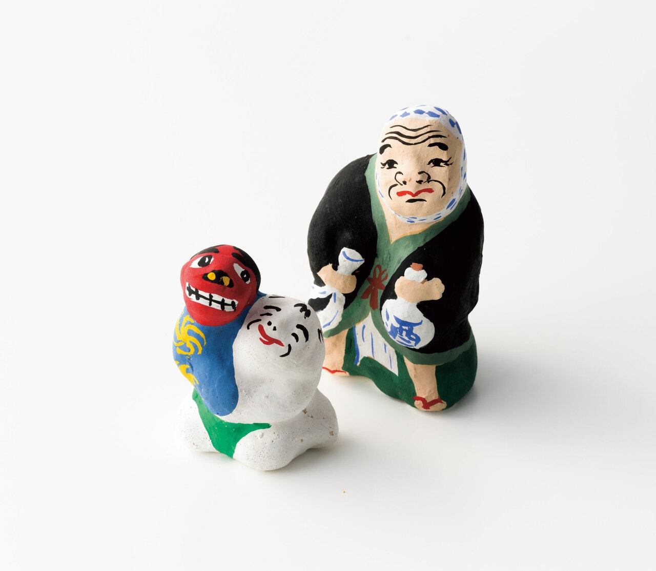 土人形 小1,300円、大2,100円／小木家