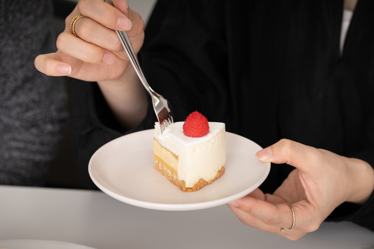 ケーキにもベルガモットがきいていてさっぱり。