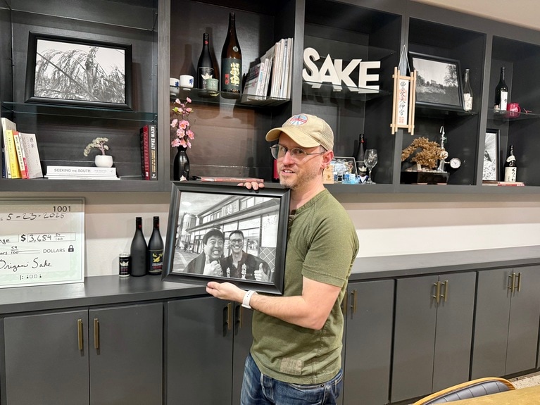 岩手時代の写真を見せてくれました。