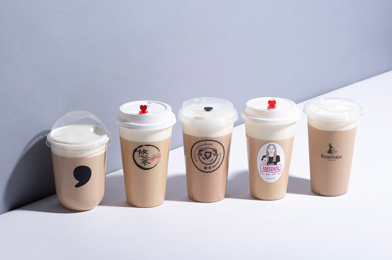注目5品のチーズティーをスイーツ芸人が飲み比べ！