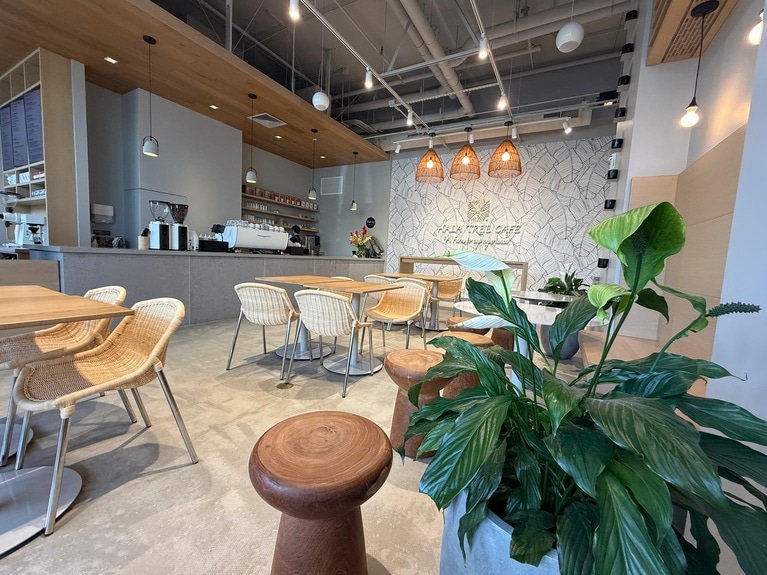 「Hala Tree Cafe」の店内。