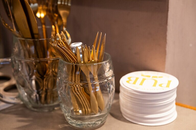 コースターもかわいい！