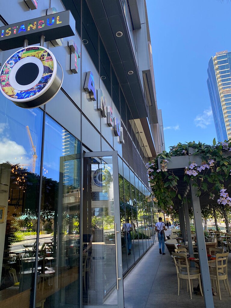 テラス席もあります。