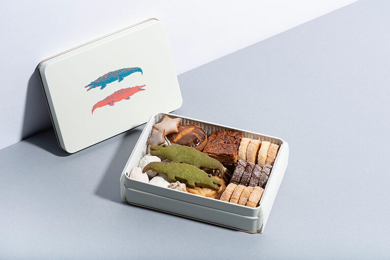 「KUVALのクッキー缶」3,500円。