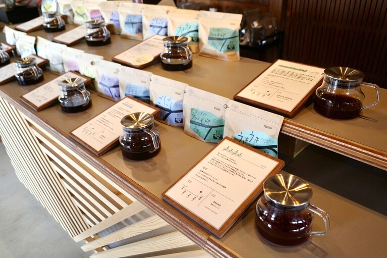 「好きな味わいを見つけてほしい」と、各商品には丁寧な説明が添えられている。（撮影：一ノ瀬伸）