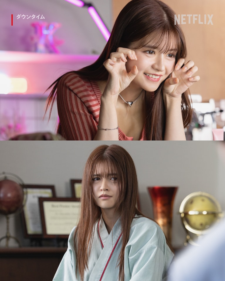 豊胸インフルエンサー・かなぶん（影井ひな）（「Netflix Japan」公式Xより）。