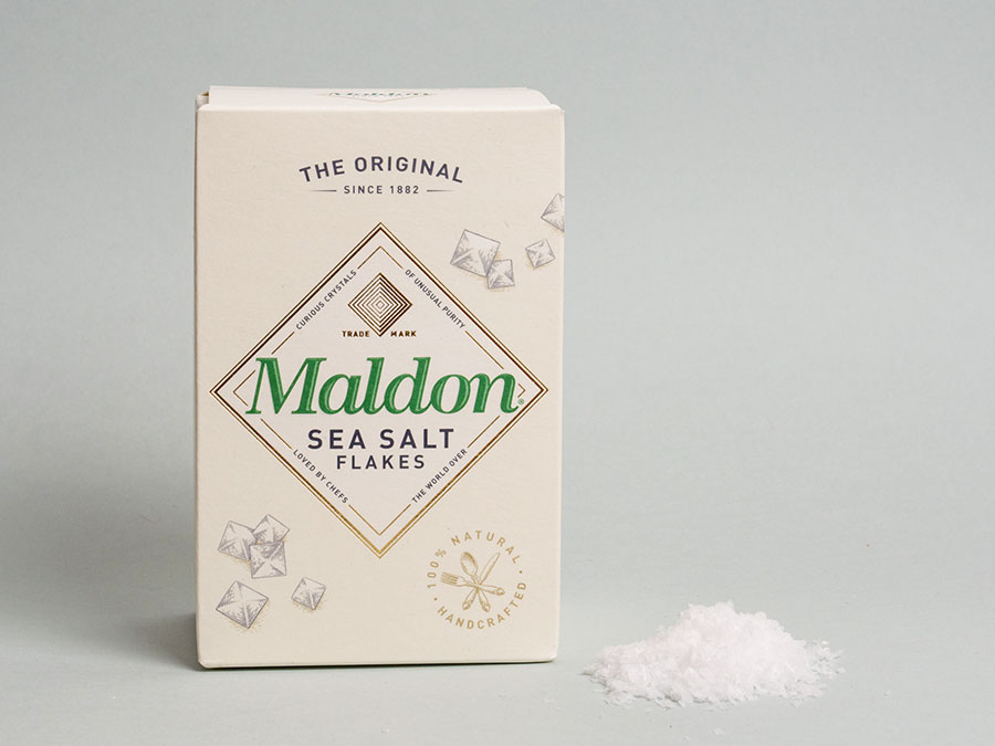 【Maldon SEA SALT FALKES Maldon】塩の味にこだわる美食家やお料理好きの方に特におすすめ。マルドンの「シー・ソルト・フレーク」 250g 2ポンド。