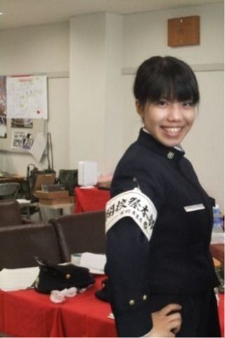 開校祭にて（本人提供）