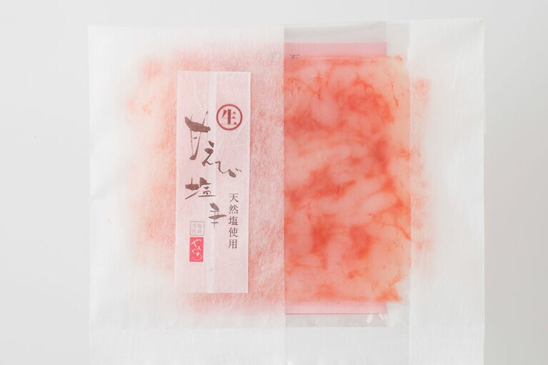 甘エビの生塩辛 50g 1,000円／海房やまぐち ※賞味・消費期限：80日