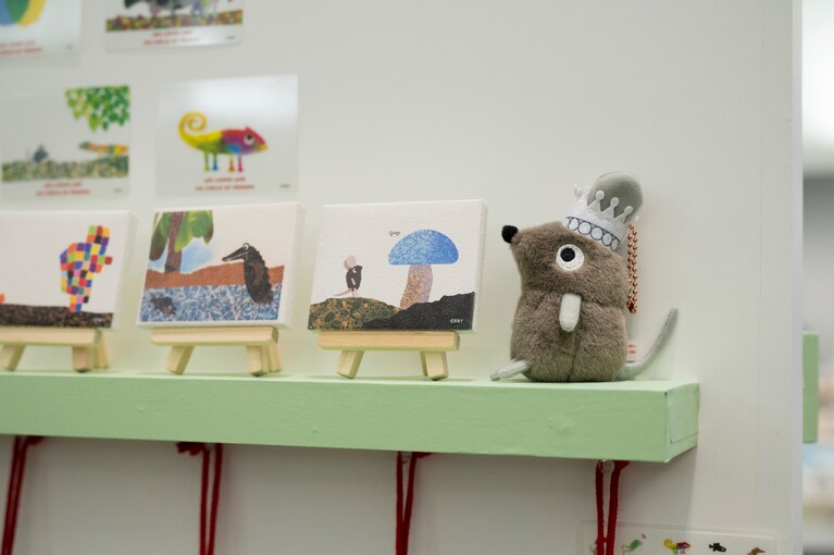 ディスプレイにも心ときめく。