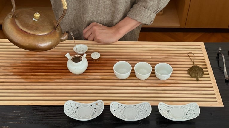 茶道具も全てが美しい。