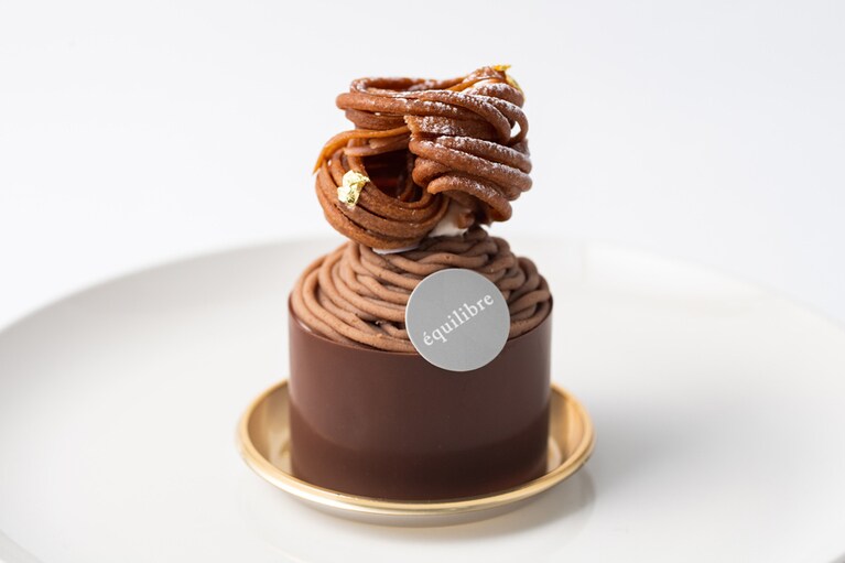 繊細な美しさの「マロンラムレザン」。 