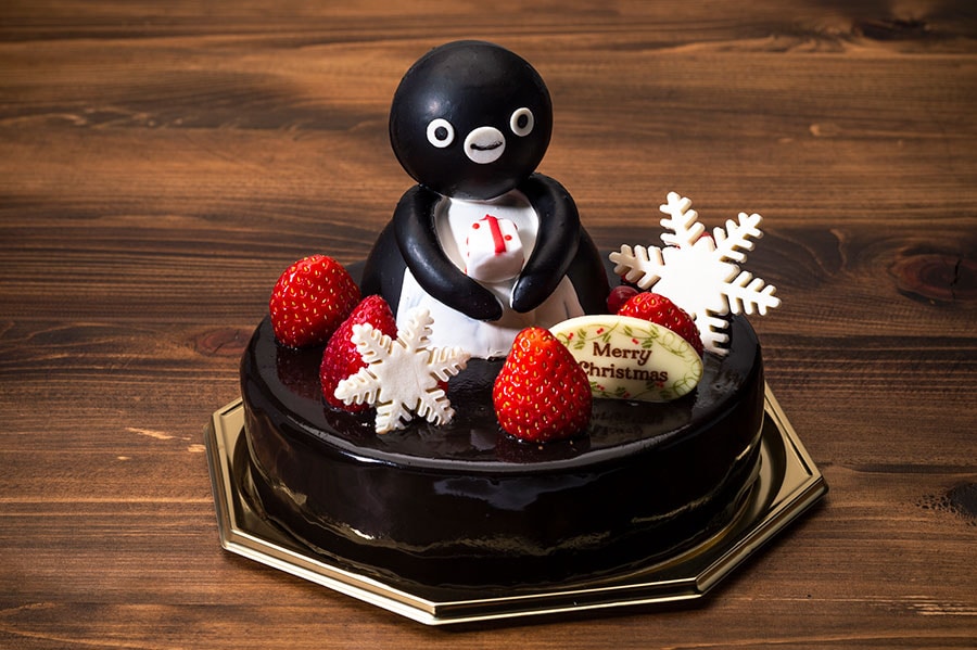 Suicaのペンギンクリスマスケーキ 5,400円(税込)。ホテルメトロポリタン クロスダイン ケーキショップにて購入。