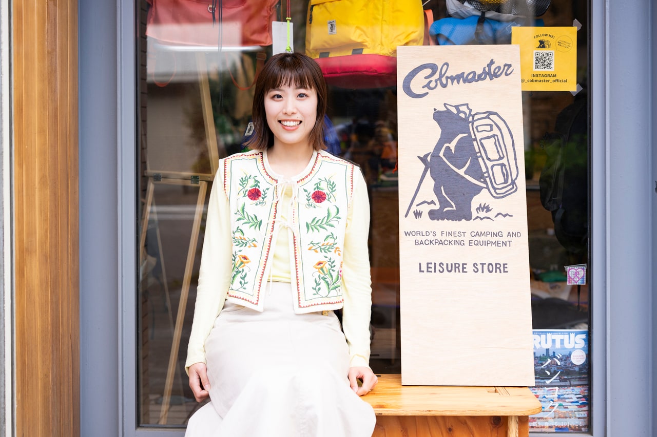 「コブマスター」PR担当の除村仁美さん。