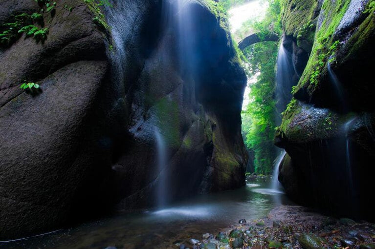 由布川峡谷。