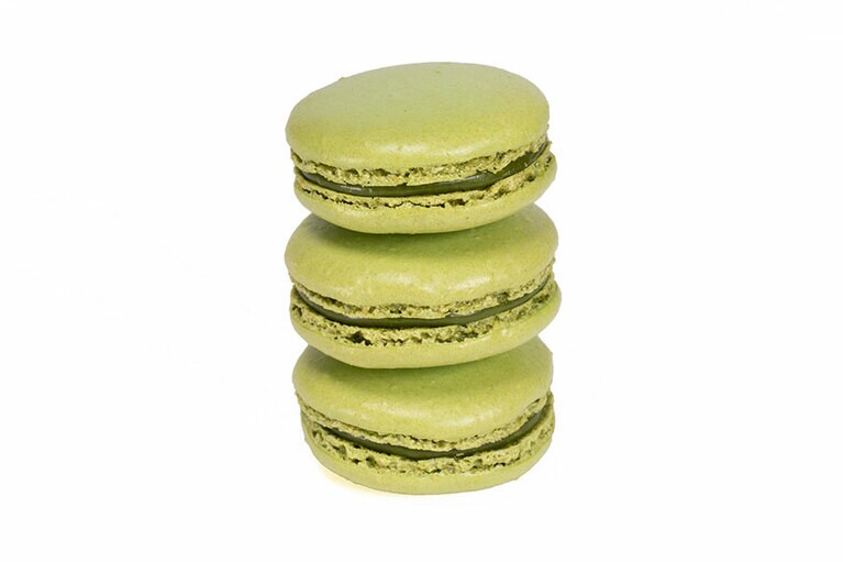 限定マカロン “抹茶” 1個 281円。