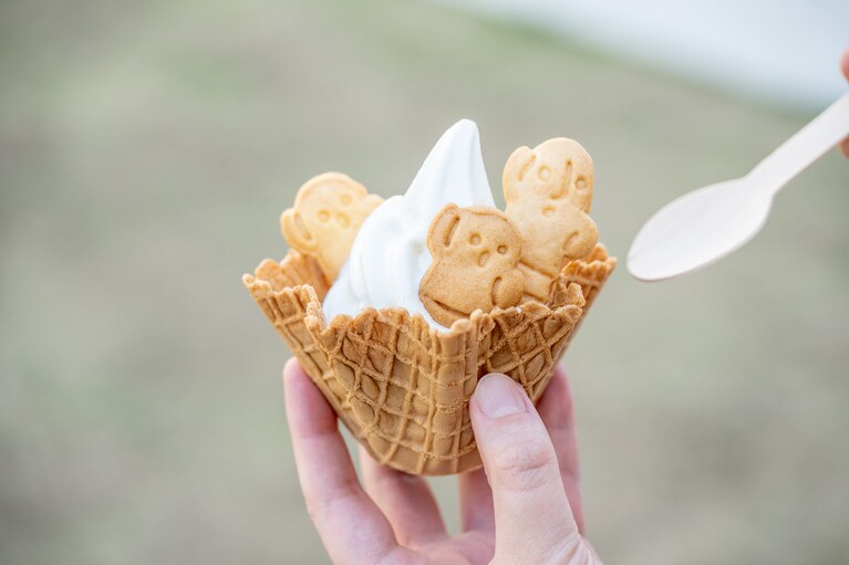 美術館の喫茶室で焼き上げる、ゆるくてかわいい埴輪クッキー。