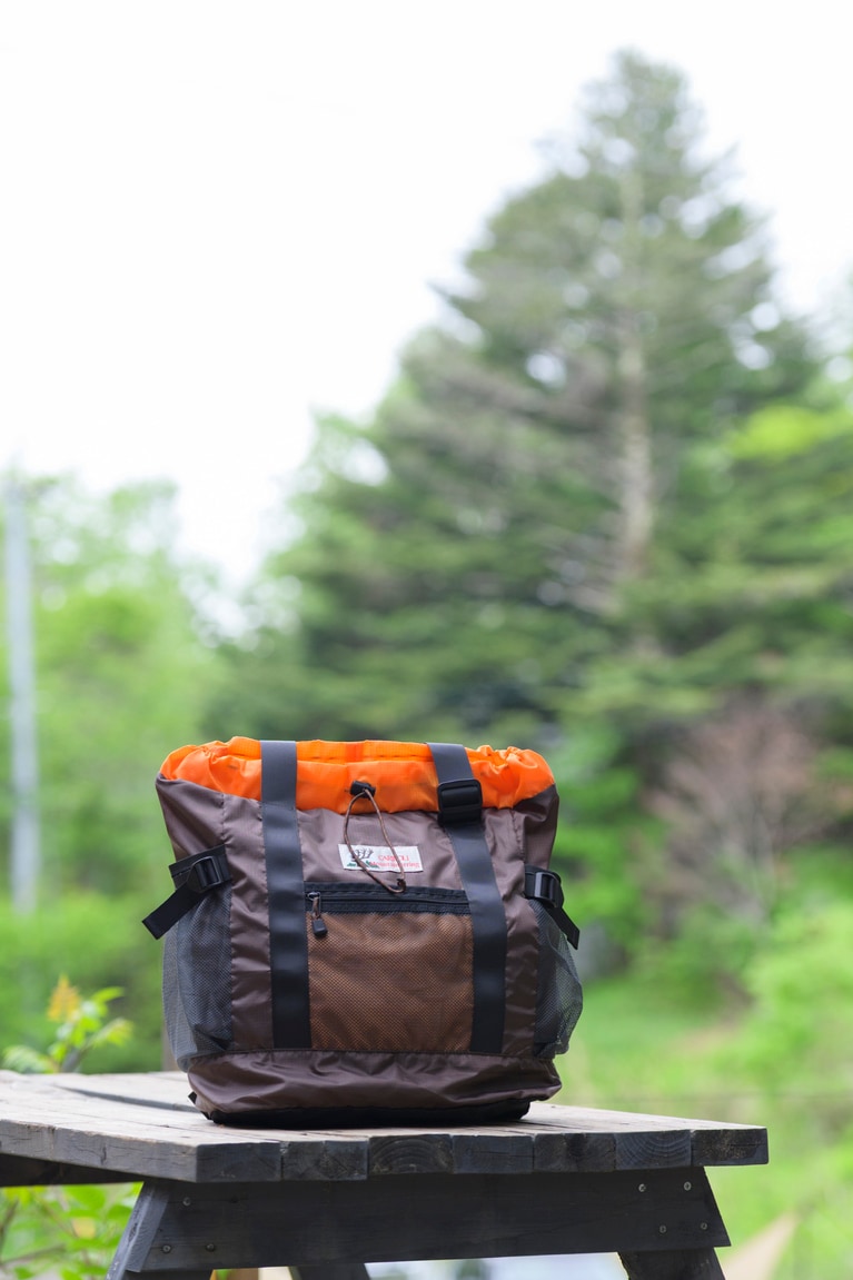 CARIBOU MOUNTAINEERING　別注バッグパック 12,000円。