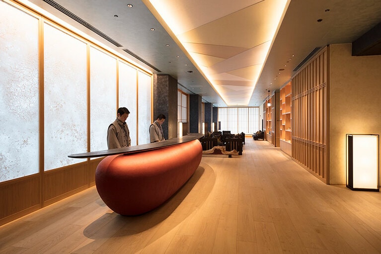 星のや東京［東京／大手町］ロビー。