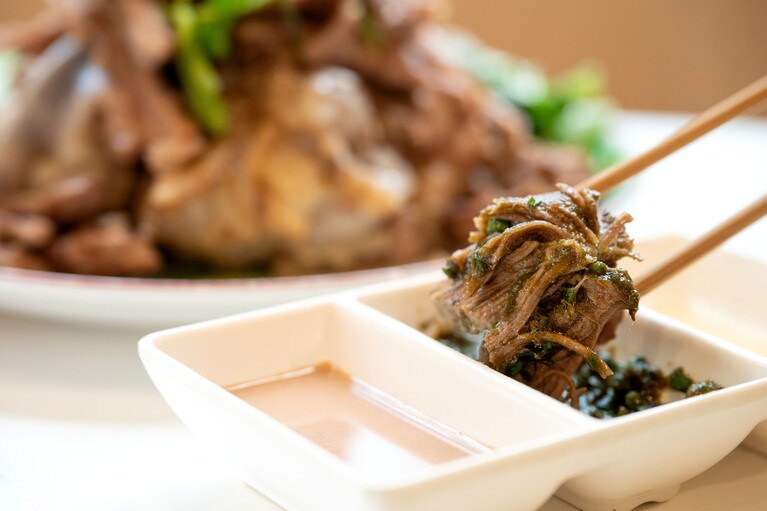 3種類のタレで。