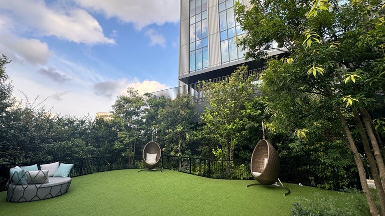 まさに都会のオアシス。