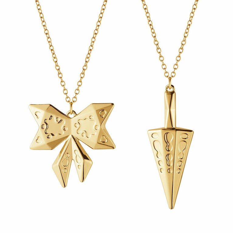 オーナメントセット 2P(蝶結び、円錐形)4,510円(税込)。